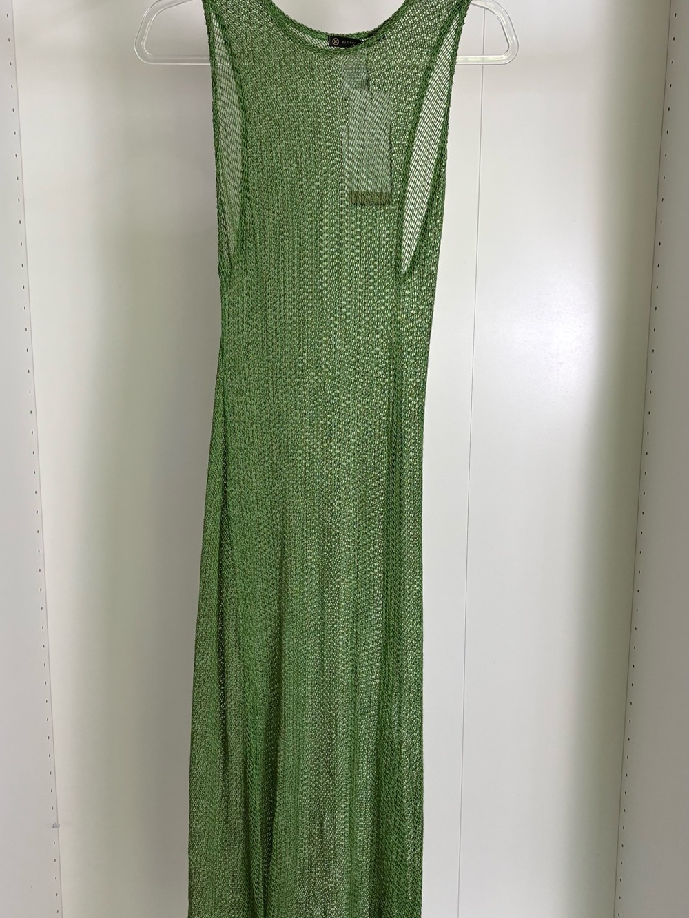 ViX Paula Hermanny Green Mesh Swim Coverup Dress - Picture 2 of 3